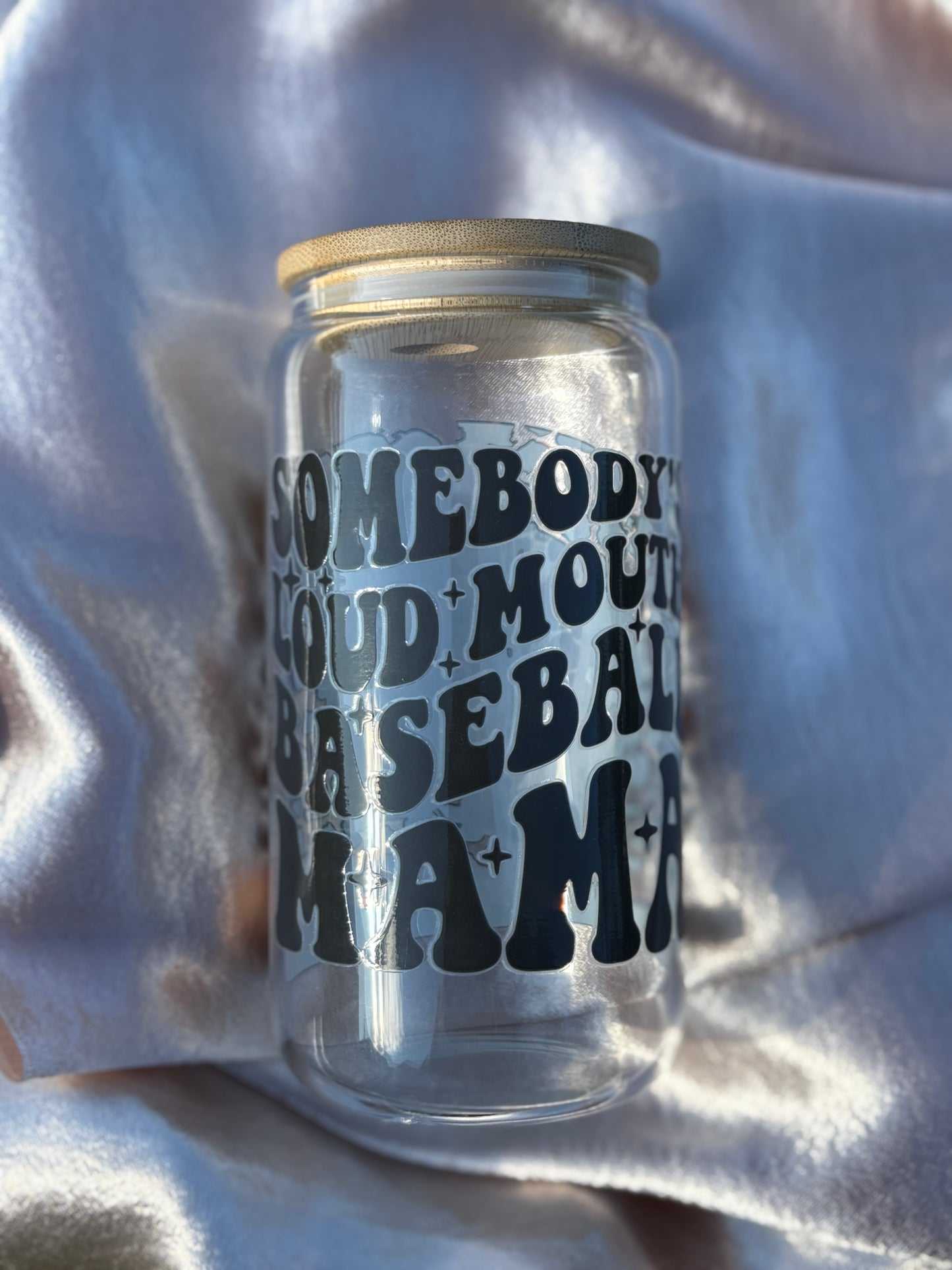 Loud mouth baseball mama