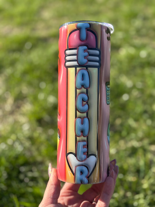 Teacher puffy pencil