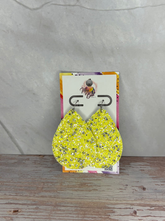 Canary yellow glitter